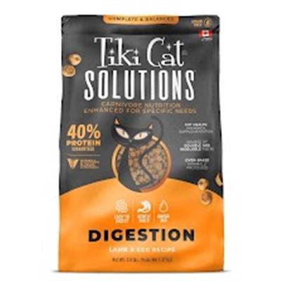Tiki Pet Cat Solutions Digestion Lamb 2.8Lb