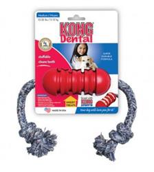 KONG Dental With Floss Rope Chew Toy 1ea/MD