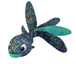 KONG Wubba Finz Dog Toy Blue 1ea/SM