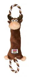 KONG Tugger Knots Moose Dog Toy Brown 1ea/MD/LG