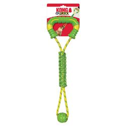 KONG Jaxx Mega Tug Dog Toy Yellow & Green 1ea/One Size