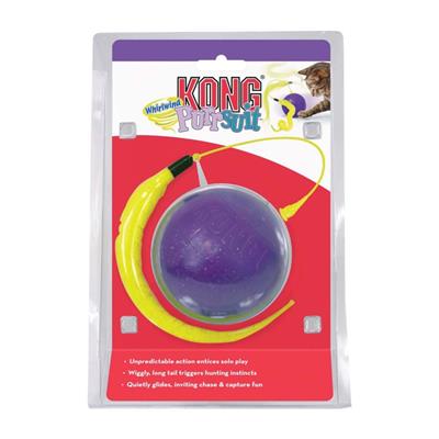 KONG Purrsuit Whirlwind Cat Toy Purple 1ea/One Size