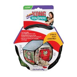 KONG Play Spaces Bungalow Cat Toy Multi-Color 1ea