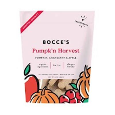 Bocce's Bakery Dog Small Batch Biscuits Pumpkin Harvest 12oz.