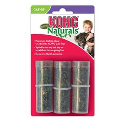 KONG Naturals Premium Catnip Refillable Tubes 1ea/9 g, 3 pk