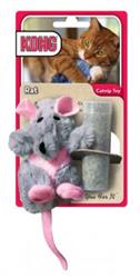 KONG Refillable Feather Rat Catnip Cat Toy Grey 1ea/One Size