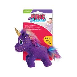 KONG Enchanted Buzzy Unicorn Catnip Toy Purple 1ea/One Size
