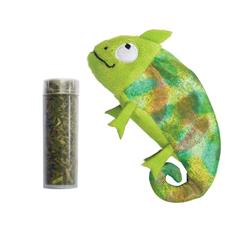 KONG Refillables Critter Catnip Cat Toy Chameleon 1ea/One Size