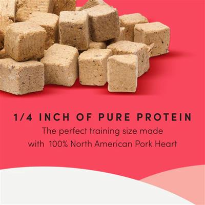 Crumps Dog 4.06oz. Mini Trainers Freeze-dried Pork Hearts