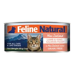 Feline Natural Cat Grain Free Lamb Salmon 3oz.