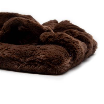 Pocket Bed - Chocolate Brown Minky Fur