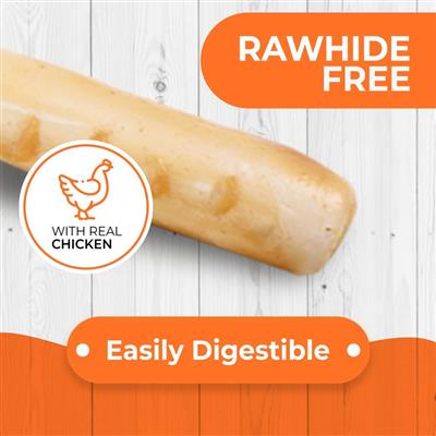 Canine Naturals Chicken Recipe Chew - 7" Roll