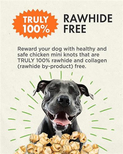 Canine Naturals Chicken Recipe Chew - Mini Knot (12 Pk)