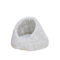 PetPals Rose Cradle Pet Bed Ivory 17.7 in