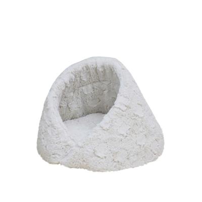 PetPals Rose Cradle Pet Bed Ivory 17.7 in