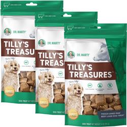 Dr. Marty Tilly's Treasures Freeze-Dried Beef Liver Dog Treats, 4oz