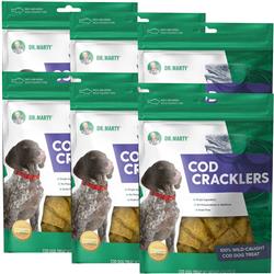 Dr. Marty Cod Cracklers Air-Dried Wild-Caught Cod Dog Treats, 4oz