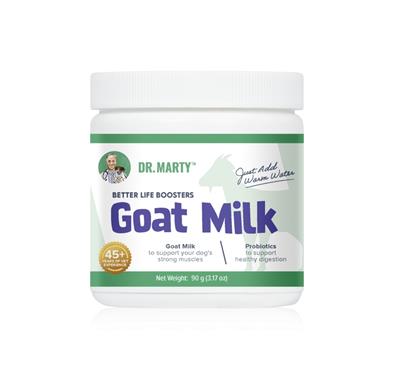 Dr. Marty Better Life Boosters Goat Milk with Probiotics for Dogs, 3.17oz