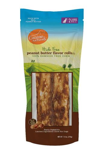 Canine Naturals Natural Peanut Butter Chew - 7" Roll