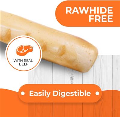 Canine Naturals Beef Chew - 7" Roll (5 Pk)