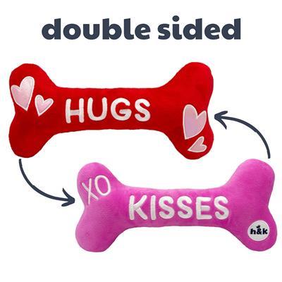 Hugs & Kisses Bone 2.0 Dog Toy (Double Sided)