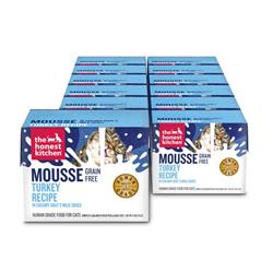 The Honest Kitchen Cat Grain Free Mousse With Goat'S Milk Turkey 2.8Oz 12 Pack