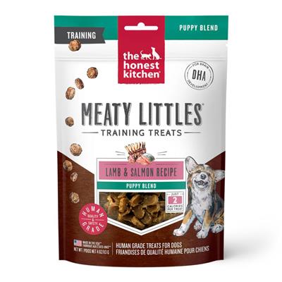 The Honest Kitchen Dog Meaty Littles Puppy Lamb & Salmon Treat 4Oz
