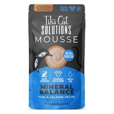 Tiki Pet Cat Solutions Mousse Mineral Balance 2.4oz. (Case of 12)
