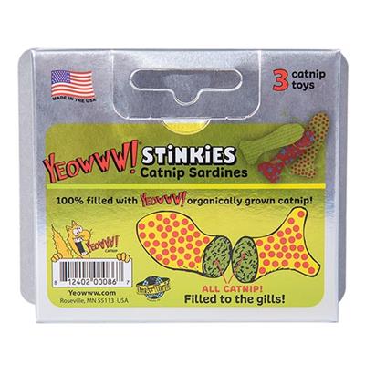 Yeowww! Catnip Stinkies Catnip Sardines Trio (6-pk)