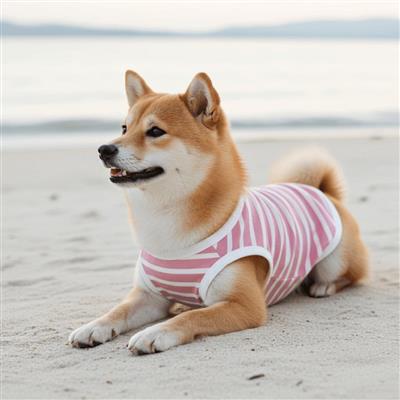 Striped Dog Tank - Sunset Stripes