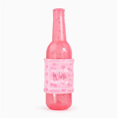 Woof Love —You're the wine I want —TPR Rubber Dog Toy