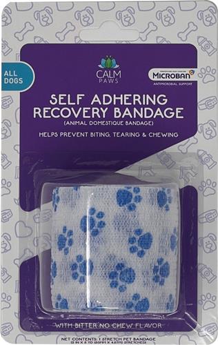 Calm Paws Recovery Self Adhesive Bandage Wrap w/ Microban+Anti Lick