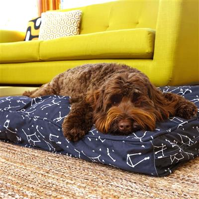 Molly Mutts Dog Duvet Rocketman Medium/Large 30-70lbs. 27" x 36" x 5"