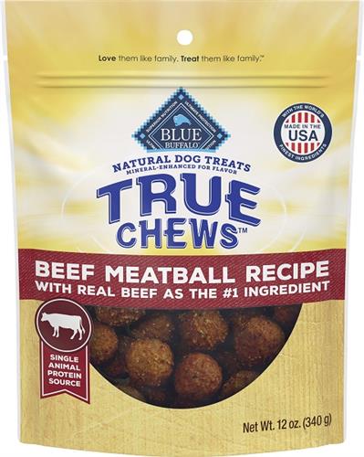 Blue Buffalo True Chews 12oz. Meatball Beef