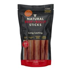 Canine Natural Beef & Bully Sticks Dog  2.3oz. 5" 4Ct
