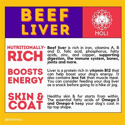 Holi Dog 2oz. Lamb Liver