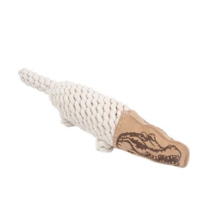 Tall Tails Natural Leather & Rope Crunch Crocodile - 20"