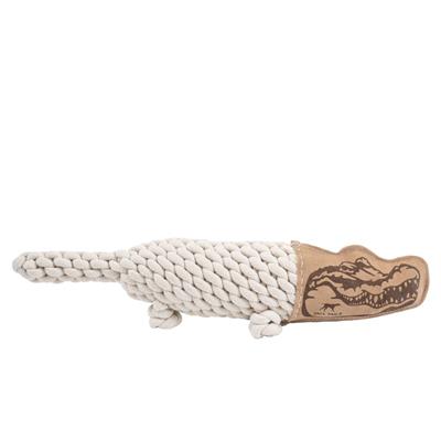 Tall Tails Natural Leather & Rope Crunch Crocodile - 20"