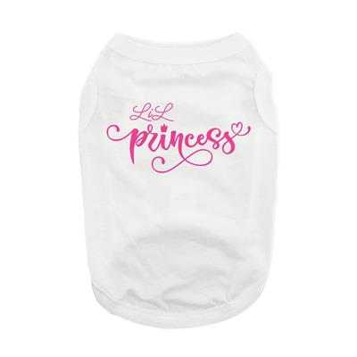 Lil Princess Dog Shirt  - White