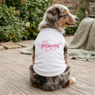 Lil Princess Dog Shirt  - White