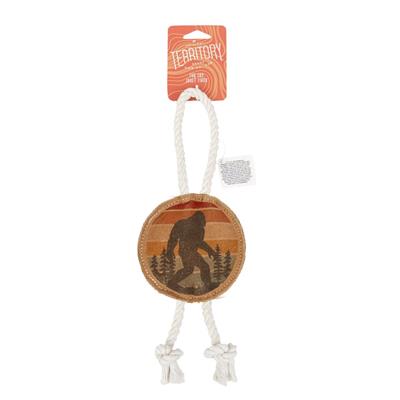 Territory Natural Leather Color Bigfoot Tug Toy