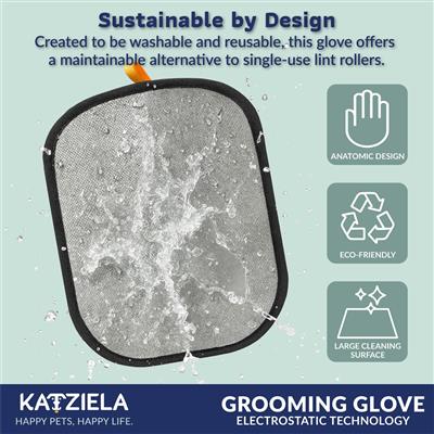 FurTidy Glove by Katziela – Pet Hair Remover Glove for Dogs & Cats