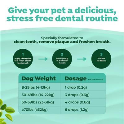 Vfresh Breath By Tropiclean Dog Enticers Gel Peanut Butter & Honey 2oz.