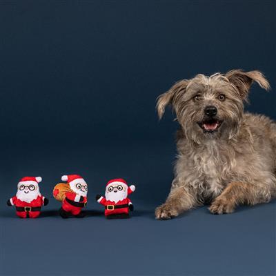 Rebel Without A Claus 3Pcs Small Dog Toy Set