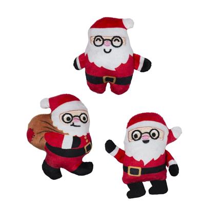 Rebel Without A Claus 3Pcs Small Dog Toy Set