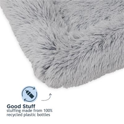 Tall Tails Dog & Cat Grey Cuddle Crate Bed, Small/Medium