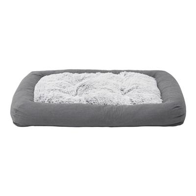 Tall Tails Dog & Cat Grey All In One Bed, 34.5" x 27"