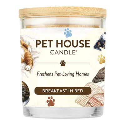 Pet House Breakfast In Bed Large Candle 3 Count