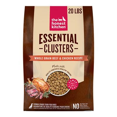 The Honest Kitchen Dog Essential Clusters Beef, Chicken & Oat 20lbs.