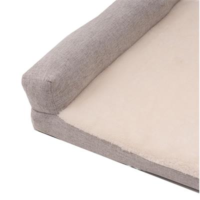 Territory Dog & Cat Khaki Lounger Bed, 40" x 32"